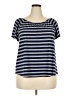 Stylus Blue Short Sleeve Top Size XXL - photo 1