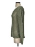 Creation L Metallic Green Pullover Sweater Size 4 - photo 5