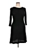 Three Dots Solid Black Casual Dress Size XL - photo 1
