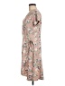 Just Be... Floral Tan Casual Dress Size M - photo 5