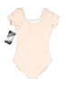 Bloch Solid Ivory Pink Leotard Size 6X - 7 - photo 1