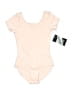 Bloch Solid Ivory Pink Leotard Size 6X - 7 - photo 2
