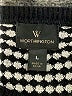 Worthington 100% Cotton Houndstooth Black Pullover Sweater Size L - photo 7