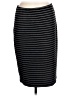 Mossimo Stripes Black Casual Skirt Size L - photo 1