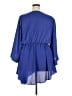 City Chic 100% Polyester Blue 3/4 Sleeve Blouse Size 18 Plus (M) - photo 2