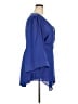 City Chic 100% Polyester Blue 3/4 Sleeve Blouse Size 18 Plus (M) - photo 4