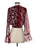 Lulus 100% Polyester Burgundy 3/4 Sleeve Blouse Size S - photo 2