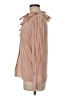 See By Chloé 100% Polyester Pink Tan Long Sleeve Blouse Size EU (FR) 38 / US 6 - photo 5