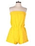 Roxy Solid Yellow Romper Size S - photo 1