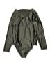 Torrid Green Bodysuit Size 2X Plus (2) - photo 1