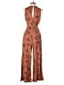 Eva Franco Argyle Brown Jumpsuit Size 2 - photo 2