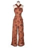 Eva Franco Argyle Brown Jumpsuit Size 2 - photo 1