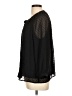 Gibson 100% Polyester Black Long Sleeve Blouse Size L - photo 5