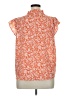 Sweet Rain 100% Polyester Orange Sleeveless Blouse Size 1X - photo 2