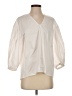 Tibi 100% Cotton Ivory 3/4 Sleeve Blouse Size S - photo 1