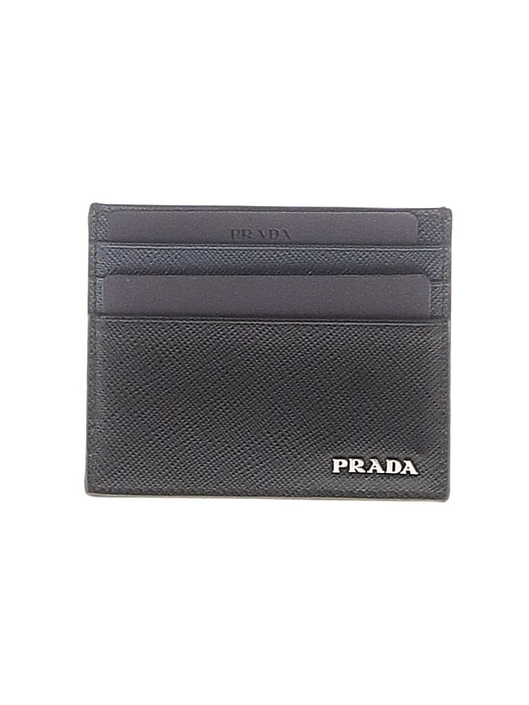 Click to view more detailed imagery on our partner's website Pre-owned Prada Leather Wallet In Black