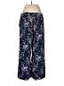 J.Jill 100% Rayon Floral Blue Casual Pants Size M - photo 2