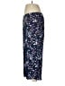 J.Jill 100% Rayon Floral Blue Casual Pants Size M - photo 5