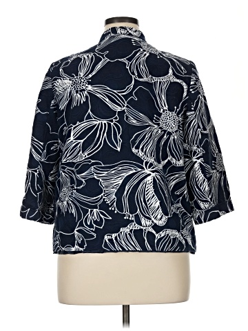Susan Graver 3/4 Sleeve Blouse (view 2)
