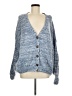 Sonoma Goods for Life 100% Polyester Blue Cardigan Size M - photo 1