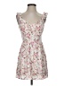 AUW Floral White Cocktail Dress Size S - photo 1