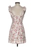 AUW Floral White Cocktail Dress Size S - photo 2