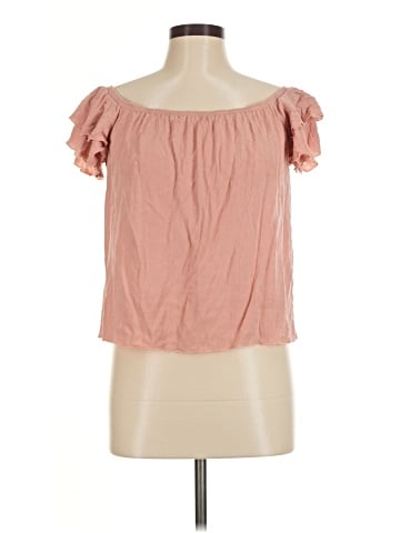 LA Hearts Short Sleeve Blouse (view 1)