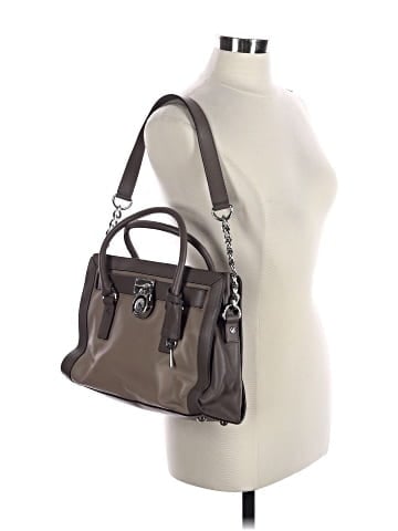 MICHAEL Michael Kors Leather Satchel (view 2)