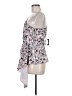 Self-Portrait 100% Polyester Silver Pink 3/4 Sleeve Blouse Size 8 - photo 5