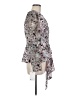 Self-Portrait 100% Polyester Silver Pink 3/4 Sleeve Blouse Size 8 - photo 4