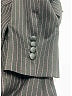 Dolce & Gabbana Gray Black Wool Blazer Size EU (IT) 44 / US 8 - photo 7