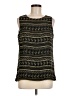 Charter Club 100% Polyester Black Sleeveless Blouse Size 8 - photo 1