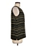 Charter Club 100% Polyester Black Sleeveless Blouse Size 8 - photo 4