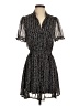 Trixxi 100% Polyester Animal Print Black Casual Dress Size S - photo 1