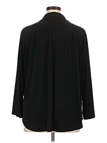 Company Ellen Tracy 3/4 Sleeve Button-Down Shirt (view 2)
