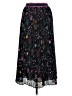 Joules Floral Black Casual Skirt Size 6 - photo 2