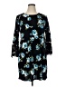 Alfani Floral Black Blue Casual Dress Size 16 (petite) - photo 1
