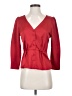 J.Crew 100% Polyester Red 3/4 Sleeve Blouse Size 4 (petite) - photo 1