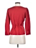 J.Crew 100% Polyester Red 3/4 Sleeve Blouse Size 4 (petite) - photo 2