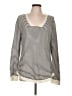 Talbots Stripes Ivory Pullover Sweater Size L (petite) - photo 1