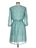 Luxology 100% Polyester Paisley Teal Casual Dress Size 10 - photo 2