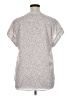 Vince Camuto 100% Polyester Animal Print Silver Short Sleeve Blouse Size XL - photo 2