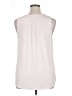 Candie's Ivory Sleeveless Button-Down Shirt Size XL - photo 2