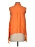 MICHAEL Michael Kors 100% Polyester Color Block Orange Sleeveless Blouse Size P (petite) - photo 2