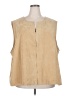 Maggie Barnes 100% Polyester Tan Vest Size 32 - photo 1
