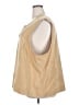 Maggie Barnes 100% Polyester Tan Vest Size 32 - photo 5