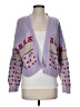 Zara Hearts Purple Cardigan Size S - photo 1