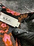 A.L.C. 100% Silk Paisley Black Cocktail Dress Size 4 - photo 7