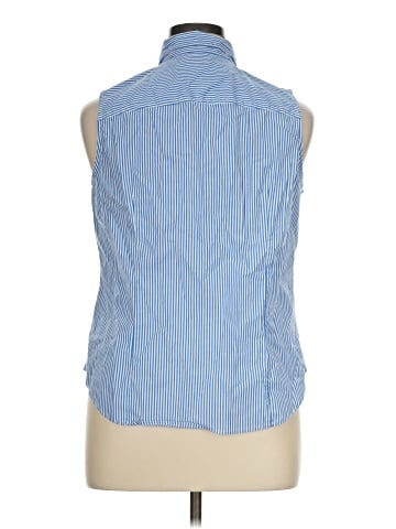 J.Crew Factory Store Sleeveless Button-Down Shirt (view 2)
