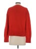 Everlane 100% Organic Cotton Solid Red Pullover Sweater Size S - photo 2